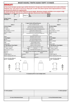 Kaza Tespit Tutanağı